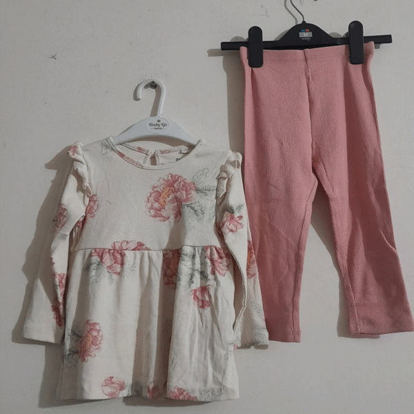 Tops and Trousers Set for Baby Girls