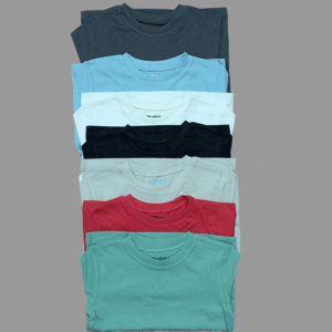 Solid T-Shirt for Baby Boys (7 Piece Set)